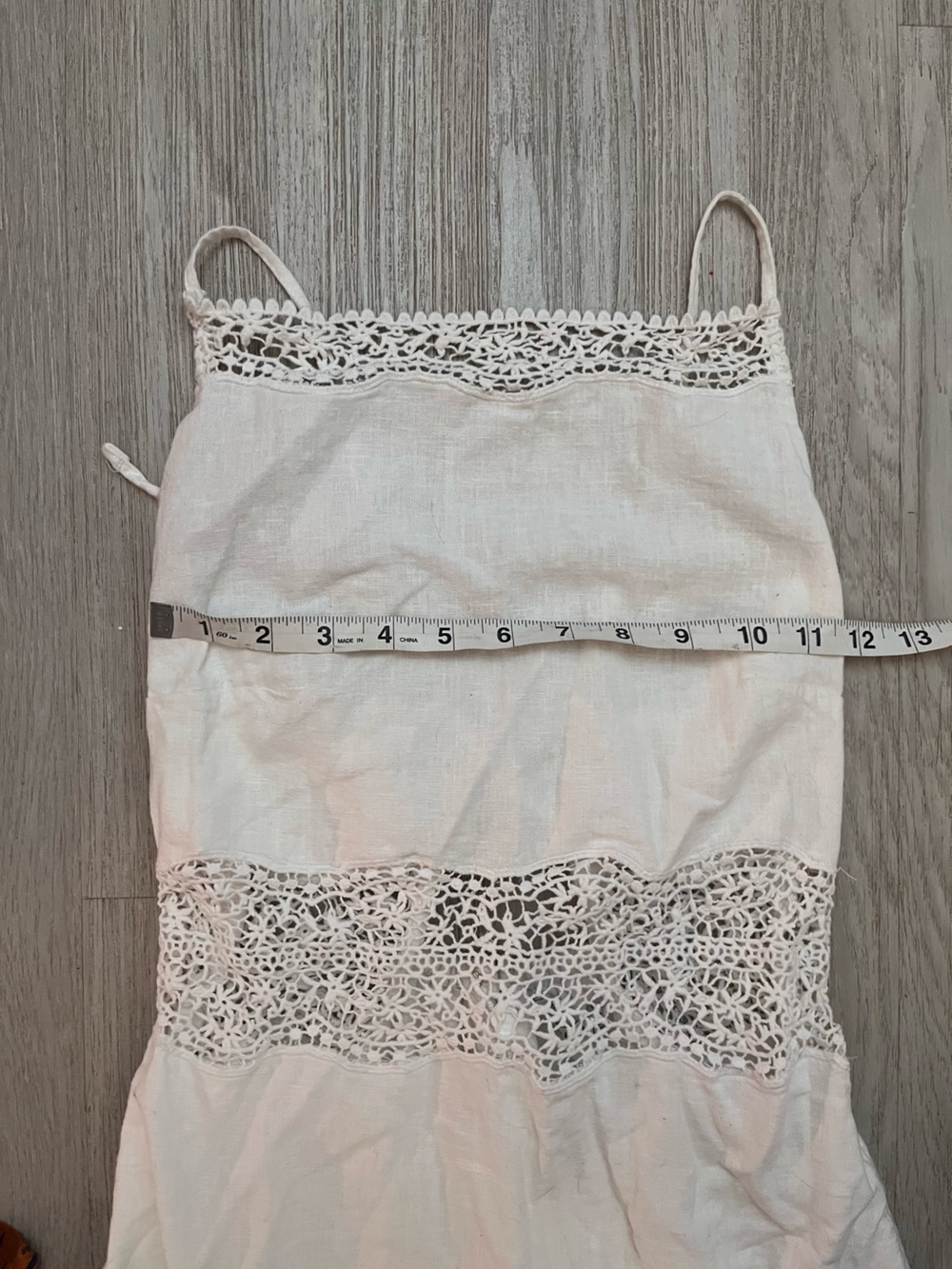 Abercrombie & Fitch white crocheted lace midi dress Size S - Picture 6 of 11